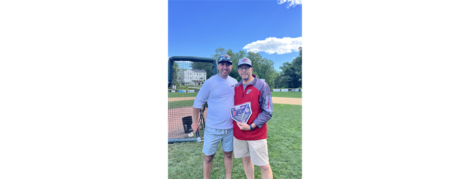 Mike Clear honored with the Kevin Osvay Coaching Award